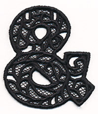 Bunting Punctuation - Ampersand (Lace)