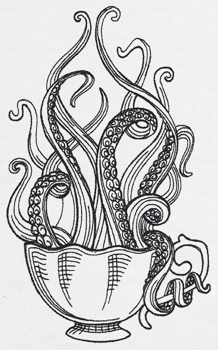 Engraved Tentacle Tea