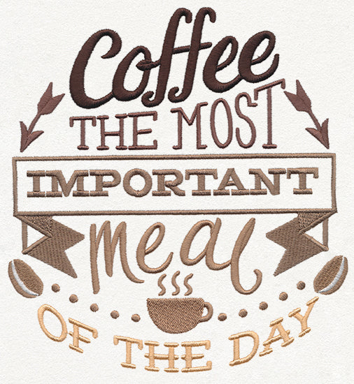 Coffee Break - The Most Important Meal of the Day
