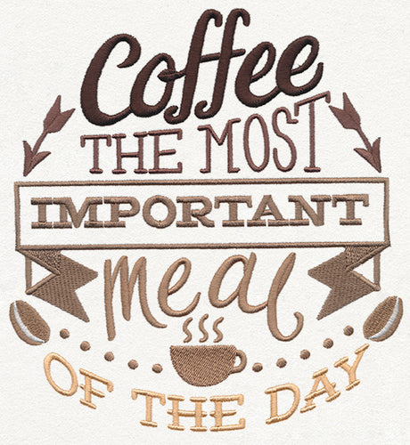 Coffee Break - The Most Important Meal of the Day