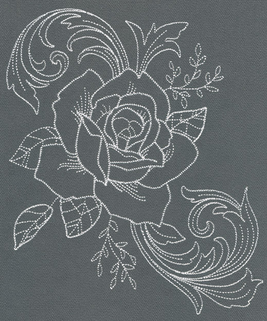 Chic Needlework - Rose Bloom