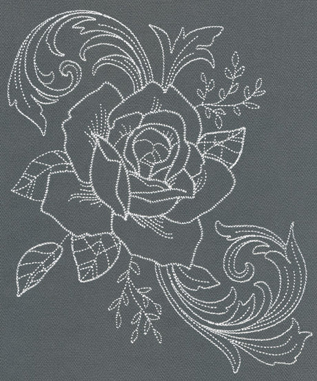 Chic Needlework - Rose Bloom