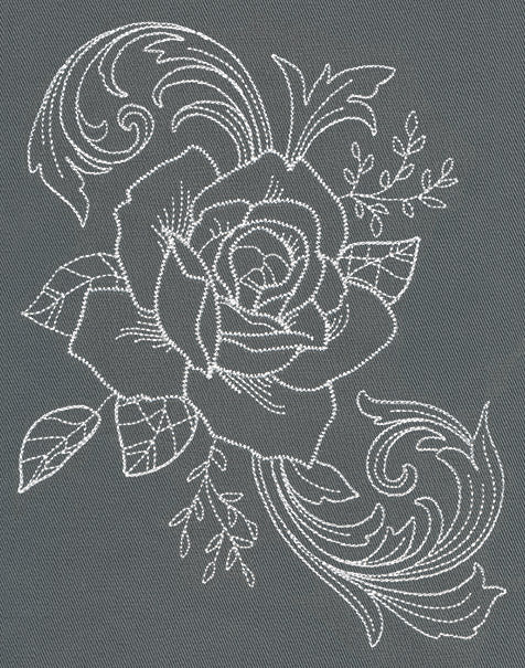 Chic Needlework - Rose Bloom