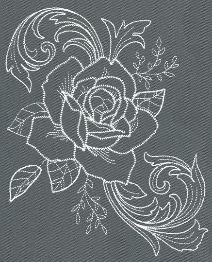 Chic Needlework - Rose Bloom