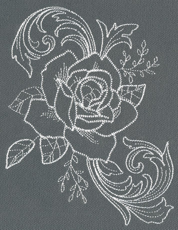 Chic Needlework - Rose Bloom