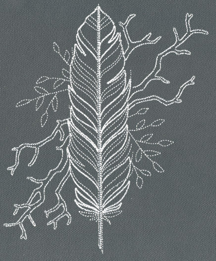 Chic Needlework - Feather