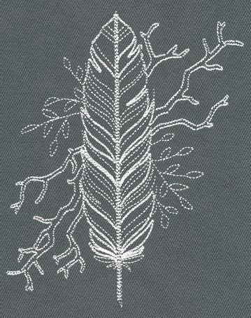 Chic Needlework - Feather
