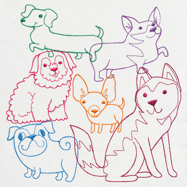 Canine Collage
