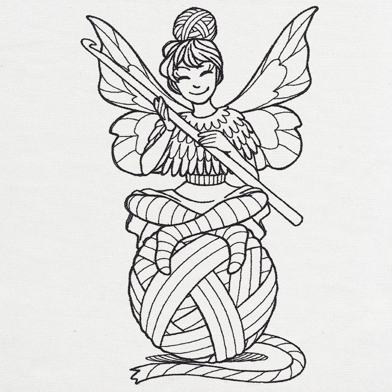 Crocheting Fairy