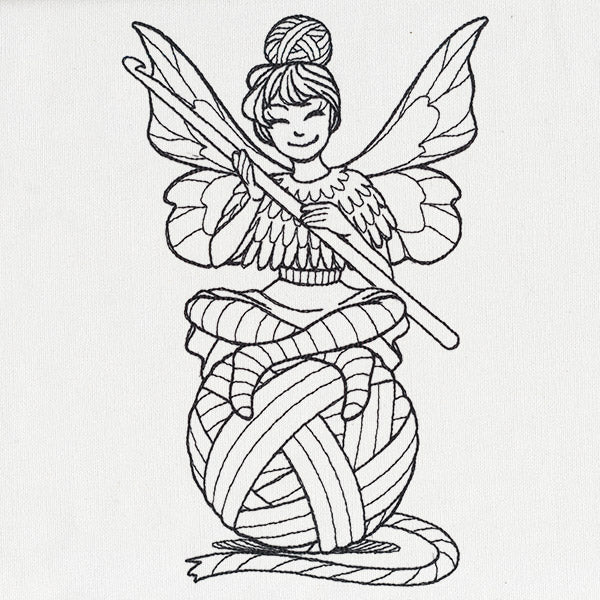 Crocheting Fairy