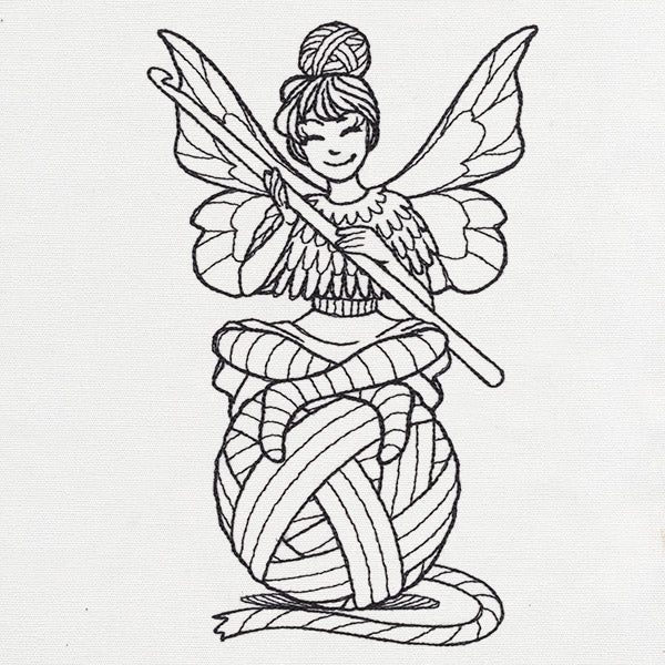 Crocheting Fairy