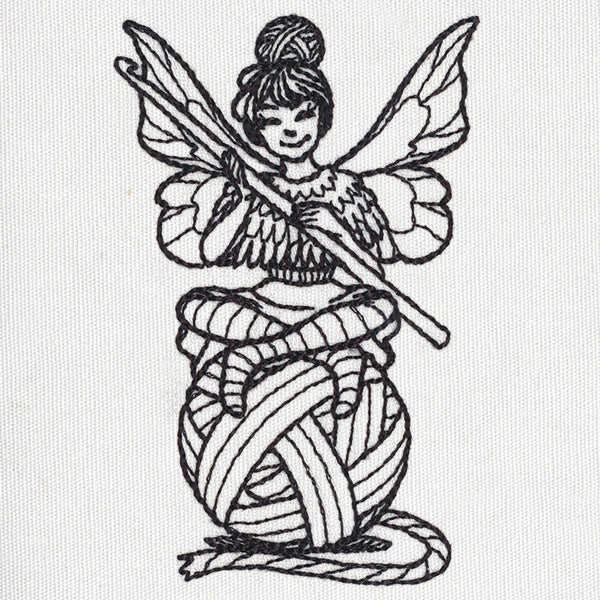Crocheting Fairy