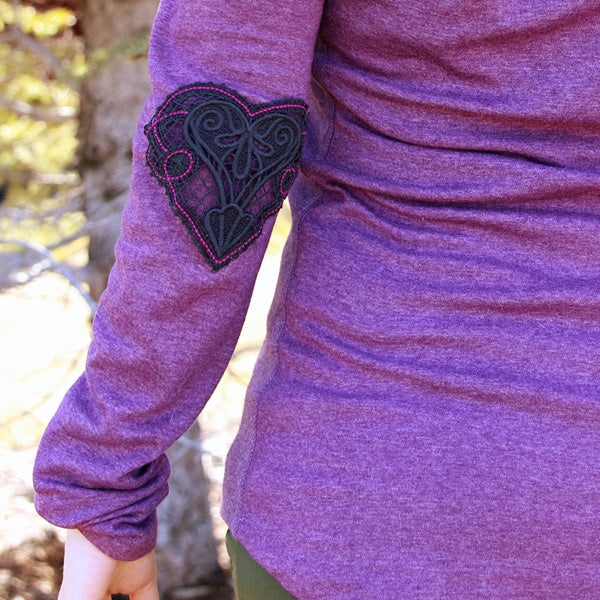 Luxe Accents - Heart (Lace)