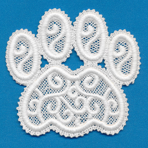 Kitty Paw Print (Lace)
