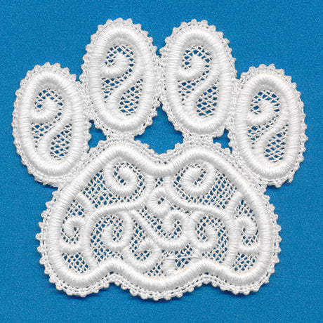 Kitty Paw Print (Lace)