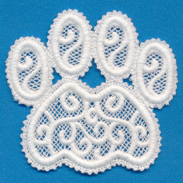 Kitty Paw Print (Lace)