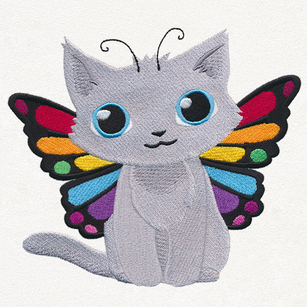 Fluttering Kitty