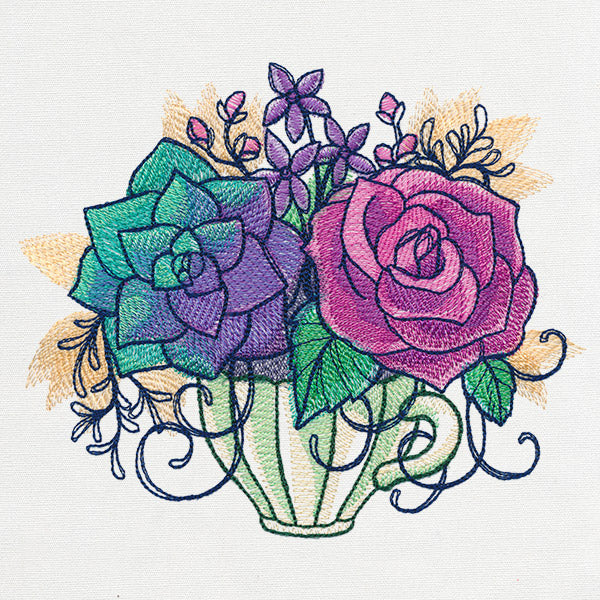 Kaleidoscope Blooms - Teacup