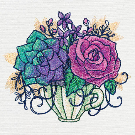 Kaleidoscope Blooms - Teacup