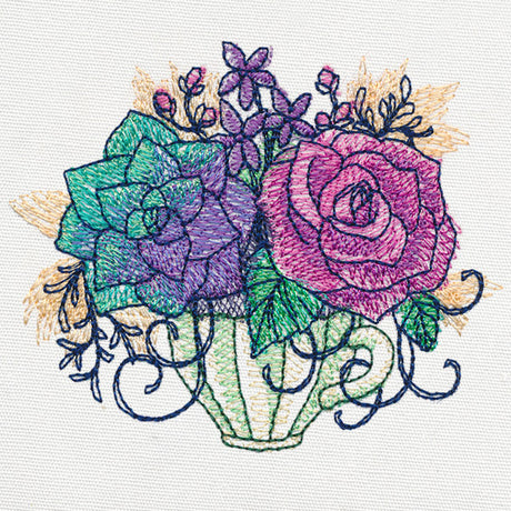 Kaleidoscope Blooms - Teacup