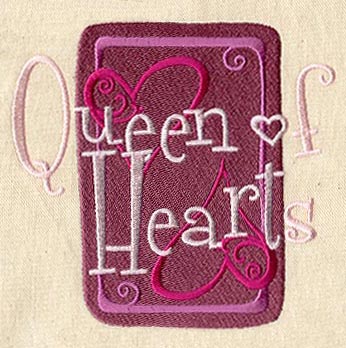 Queen of Hearts Card