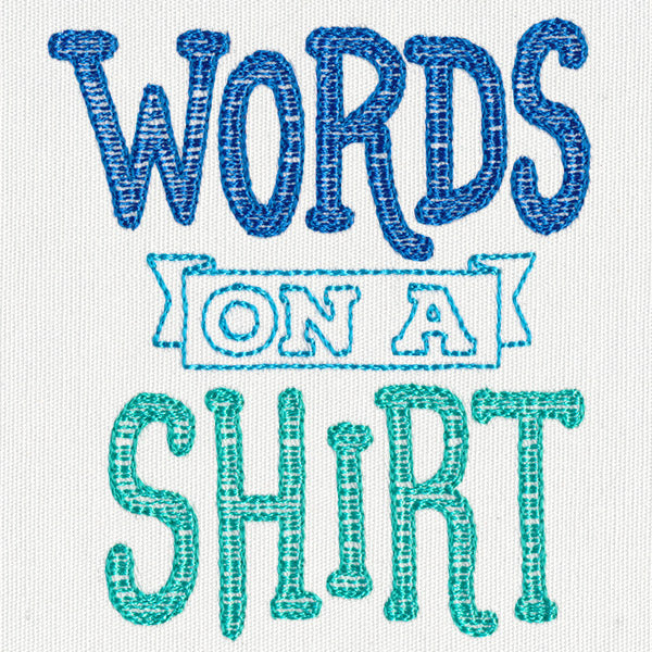 Fresh Tees - Words on a Shirt