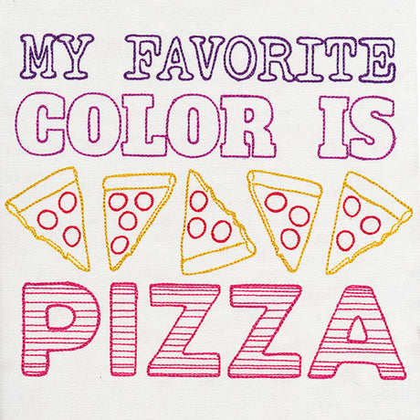 Fresh Tees - My Favorite Color Is Pizza