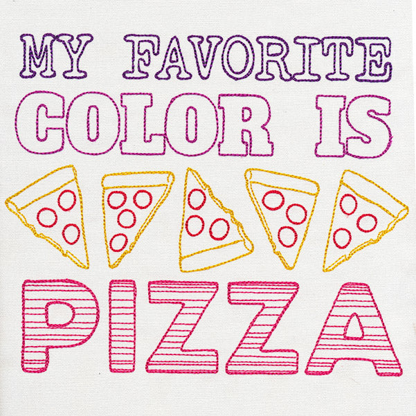 Fresh Tees - My Favorite Color Is Pizza