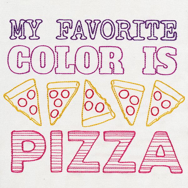 Fresh Tees - My Favorite Color Is Pizza