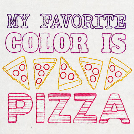 Fresh Tees - My Favorite Color Is Pizza