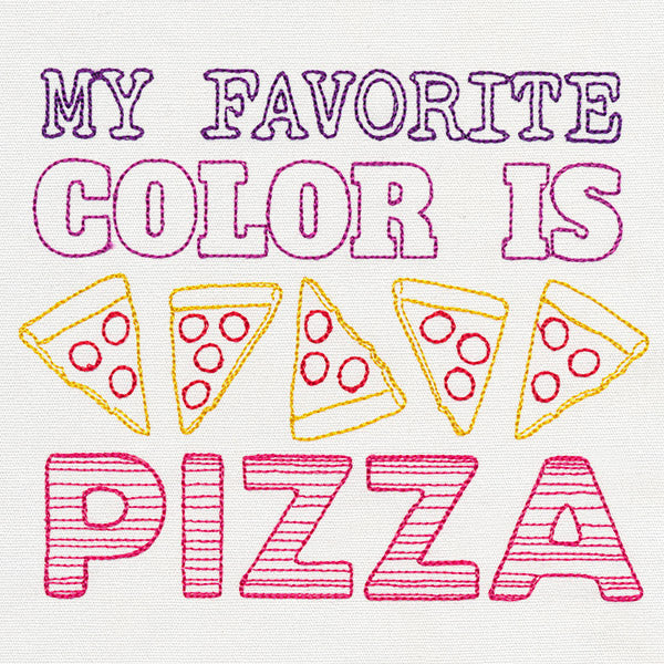 Fresh Tees - My Favorite Color Is Pizza