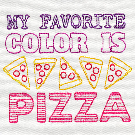 Fresh Tees - My Favorite Color Is Pizza