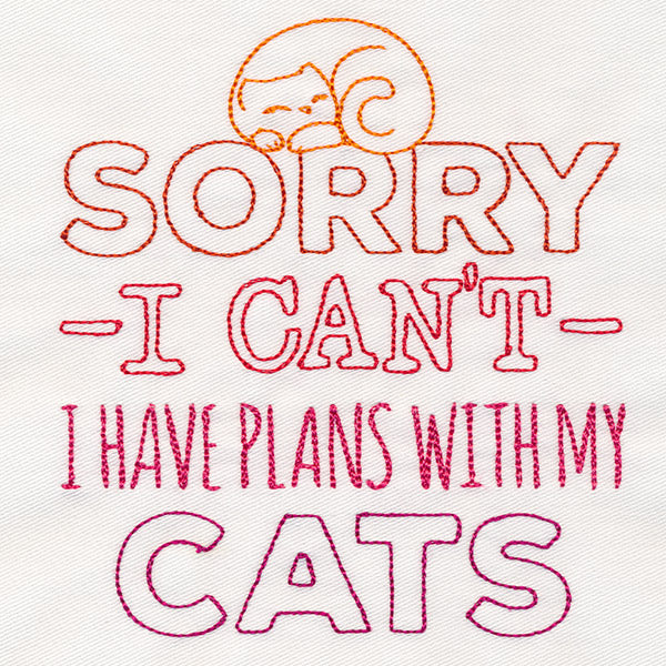 Fresh Tees - I Have Plans with My Cats