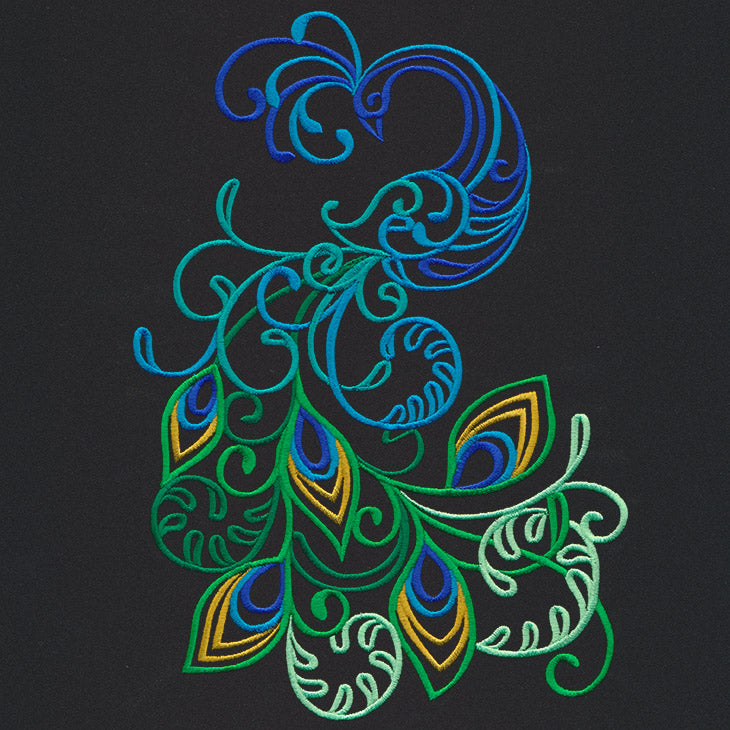 Wild Spirals - Peacock