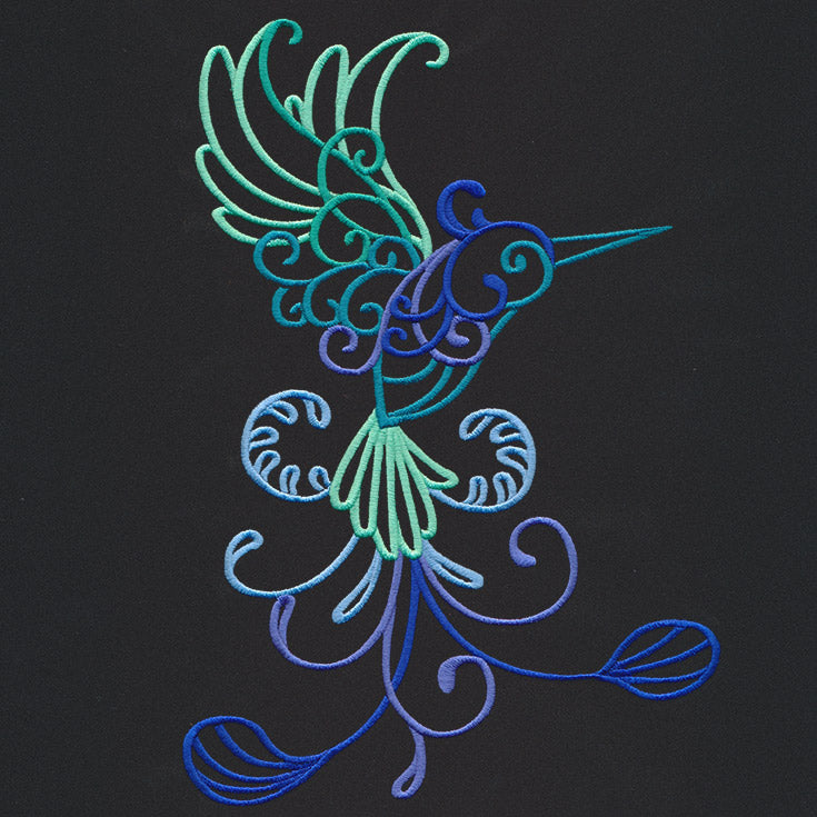 Wild Spirals - Hummingbird