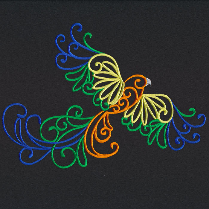 Wild Spirals - Sun Conure