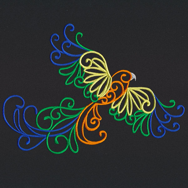 Wild Spirals - Sun Conure