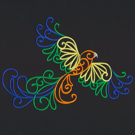 Wild Spirals - Sun Conure