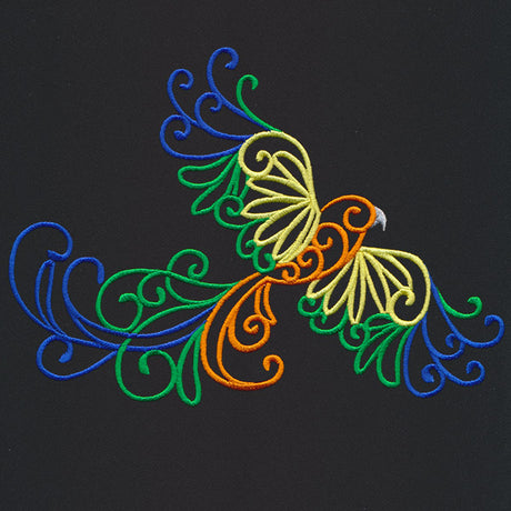 Wild Spirals - Sun Conure