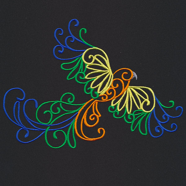 Wild Spirals - Sun Conure