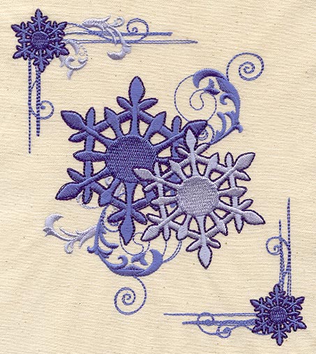 Snowflake Swirls