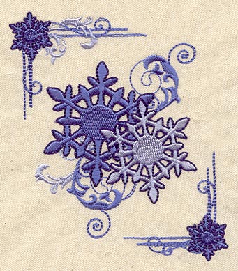 Snowflake Swirls