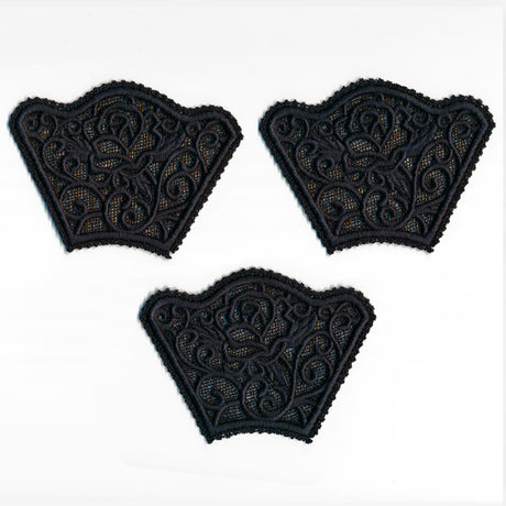 Rose Enchantment Fan (Lace)