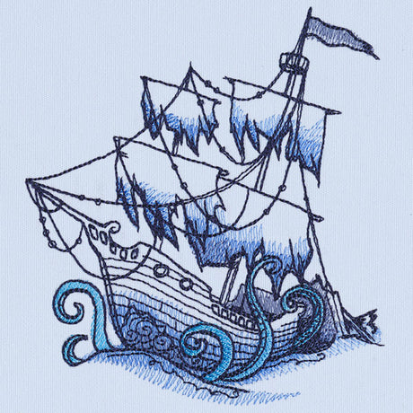 Ocean Blue - Sunken Ship