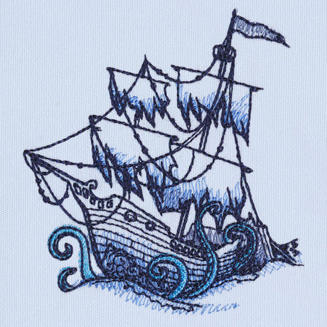 Ocean Blue - Sunken Ship