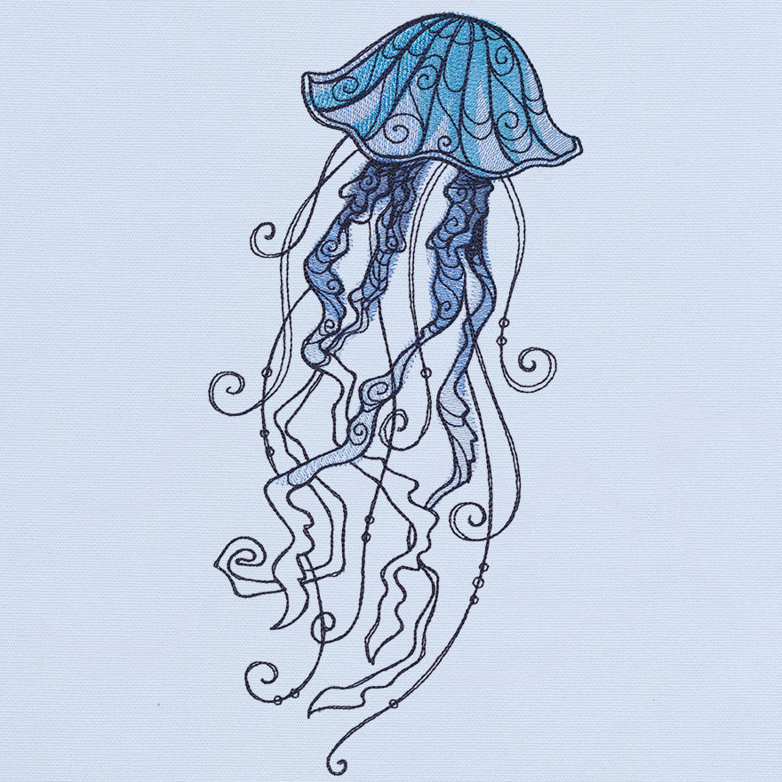 Ocean Blue - Jellyfish