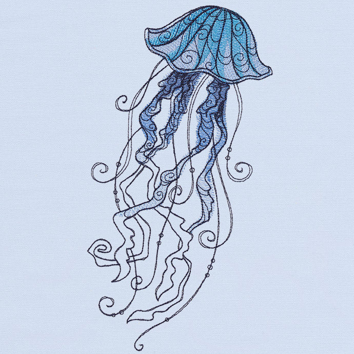 Ocean Blue - Jellyfish