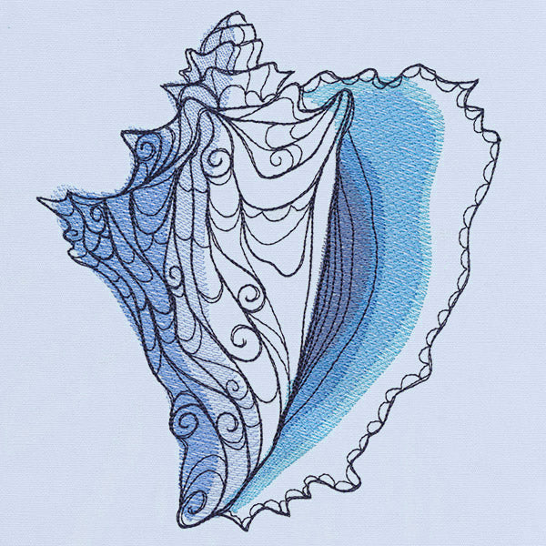 Ocean Blue - Conch Shell
