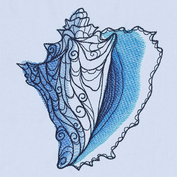Ocean Blue - Conch Shell