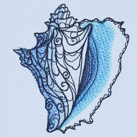 Ocean Blue - Conch Shell